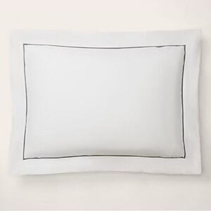 Ralph Lauren Organic Cotton Percale Palmer
Standard Sham in Loft Gray